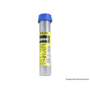 Solda 25G Tubo Amarela/Azul