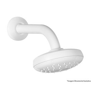 Chuveiro Frio Pvc Branco Viqua 4 Blister 153001
