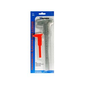 Paquimetro Plastico Western 2Pcs Gde/Peq Blister