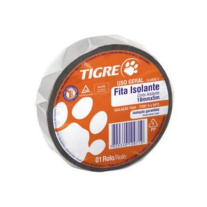 Fita Isolante Tigre Uso Geral 18Mmx05M c/10pcs