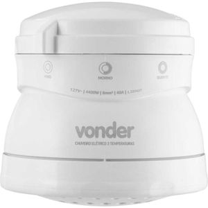 Ducha 3T 5400W/127V Branca Vonder