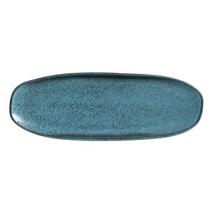 Conjunto com 4 Travessas Oval Rasa Grande Orgânico Night Sky 36x13cm
