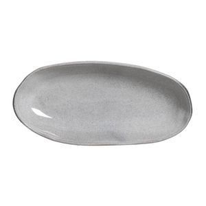 Conjunto com 4 Travessas Oval Funda G Orgânico Dust 32x16cm 650ml