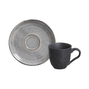 Conjunto com 6 Xícaras de Café com Pires Bio Dust 120ml
