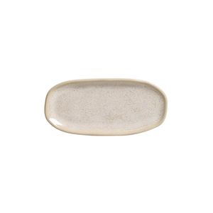 Conjunto com 4 Travessas Oval Rasa Mini Orgânico Latte 16,5x8cm