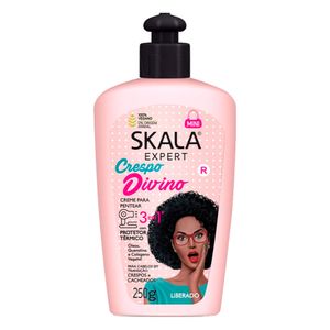 Creme para Pentear Skala 3 Em 1 Crespo Divino 250g