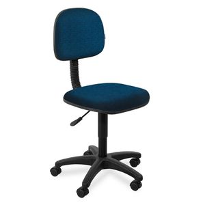 Cadeira de Escritório Giratória Azul/Preto Giobel