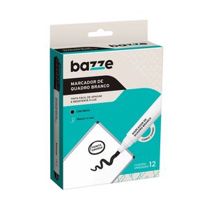 Pincel para Quadro Branco Bazze Preto 12x1