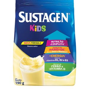 Complemento Alimentar Sustagen Kids Sabor Baunilha Sachê 190g