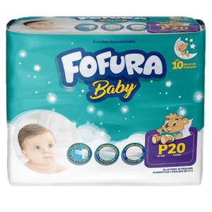 Fralda Descartável Fofura Baby Jumbinho P 20x1