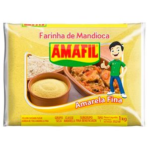 Farinha de Mandioca Amarela  Fina