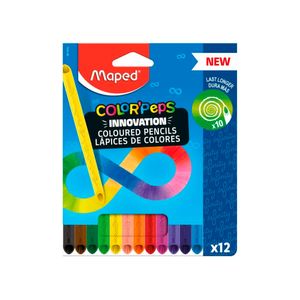 Lápis De Cor Maped Color Peps Infinity 12 Cores