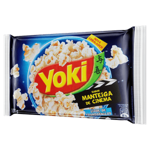Pipoca para Micro-Ondas Manteiga de Cinema Yoki Pacote