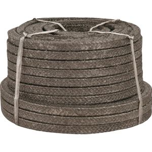 Gaxeta quadrada grafitada 3/8" 38m 5,0kg p/ vedação Vonder