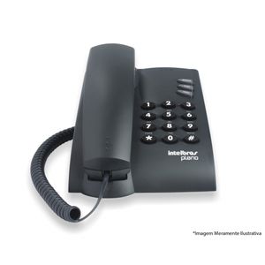 Telefone Intelbras Pleno Preto
