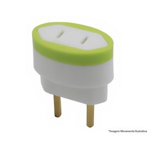 Plug Macho Adapt 2P R/1549 c/12pcs