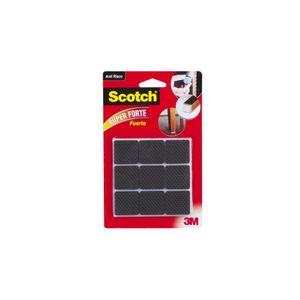 Feltro 3M Anti-Risco Quadrado Preto C G 9Pcs Blister