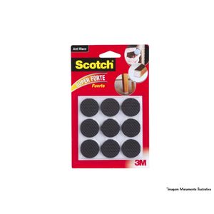 Feltro 3M Anti-Risco Redondo Preto C G 9Pcs Blister