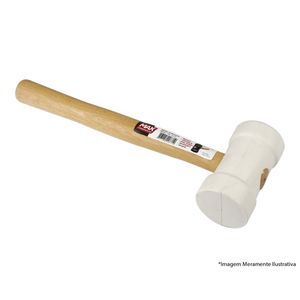 Martelo Borracha Branco 40Mm C/C