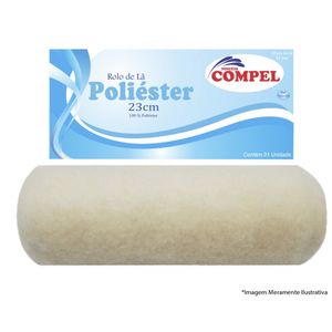Rolo La Poliester Compel 23Cm S/C 1091 Blister