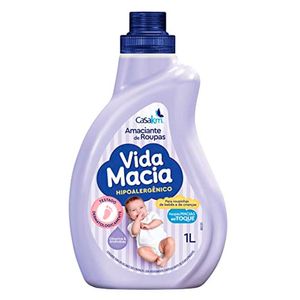 Amaciante Diluido Vida Macia Glicerina e Amendoas 1L