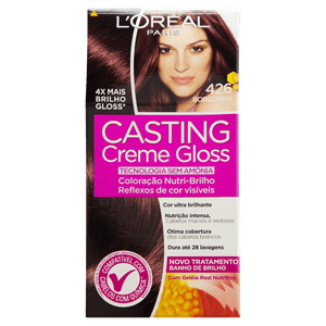 Kit Coloração Creme 426 Borgonha L'oréal Paris Casting Gloss