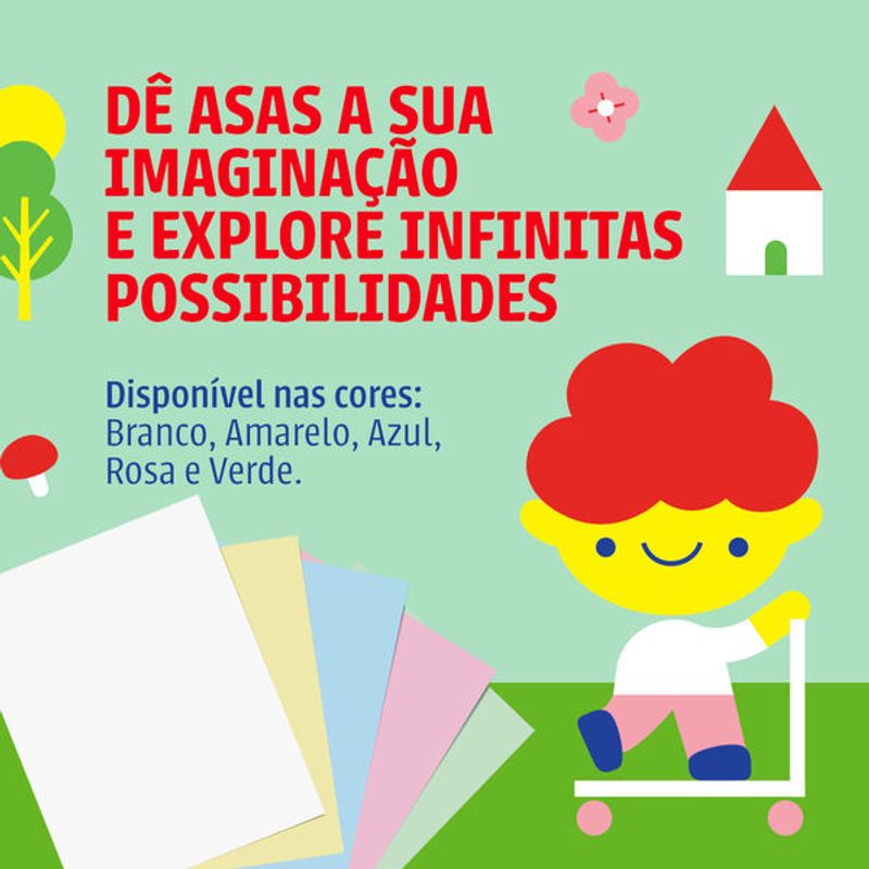 papel-chamequinho-a4-verde-100f