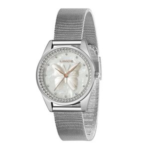 Relógio Analógico Lince Feminino Prata LRMJ146L KN98B1SX