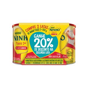 Pack Fórmula Infantil Ninho Fases 1+ 1,6Kg