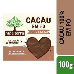 Cacau em Pó Mãe Terra 100% Cacau 100g