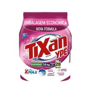 Sabão em Pó Tixan Ypê Maciez Sachê 1,6Kg