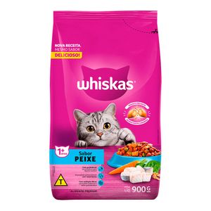 Ração para Gatos Whiskas Adultos Peixe