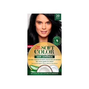 Tinta de Cabelo Soft Color Preto 20
