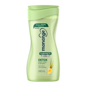 Sabonete Liquido Detox Monange