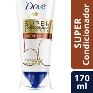 Super Condicionador para cabelos danificados Dove Fator de Nutrição 50 com mix poderoso com nutrientes ativos 170 ML