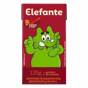 Extrato de Tomate Elefante Caixa 135g