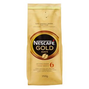 Café Torrado e Moído Suave Nescafé Gold Pacote 250g