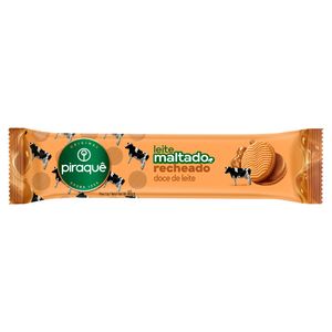 Biscoito Piraquê Leite Maltado Recheio Doce de Leite 85g
