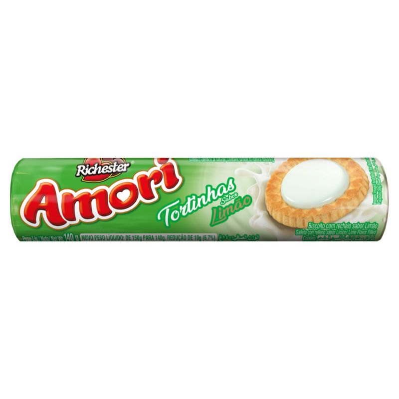bisc-richester-amori-tort-limao-140g