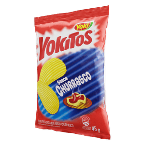 Batata Frita Ondulada Churrasco Yoki Yokitos Pacote 45g