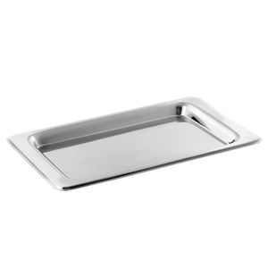 Bandeja para Café Padia Retangular Inox 30X14Cm