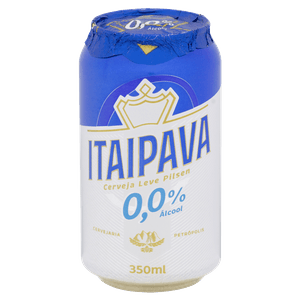 Cerveja Pilsen Zero Álcool Itaipava Lata 350ml
