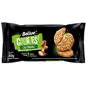 Biscoito Cookie sem Lactose com Castanha Belive