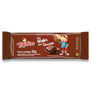 Biscoito Wafer Chocolate Trigolino