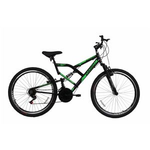 Bicicleta Cairu Aro 26 Jumper Boy Preto/Verde