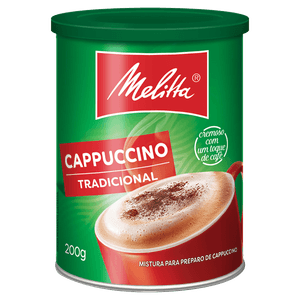 Cappuccino Solúvel Tradicional Melitta Lata