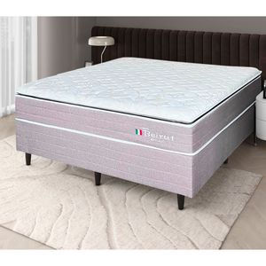 Conjunto Box Queen Beirut Topázio 158x57cm