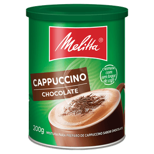 Cappuccino Solúvel Chocolate Melitta Lata