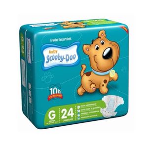Fralda Scooby Doo Jumbo G 24 Unidades