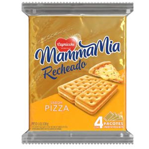 Biscoito Mammamia Recheado Sabor Pizza